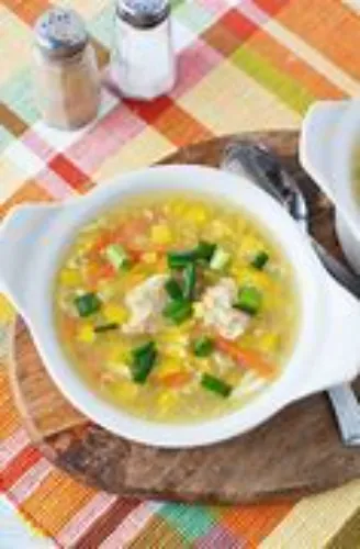Chicken Jet Corn Soup